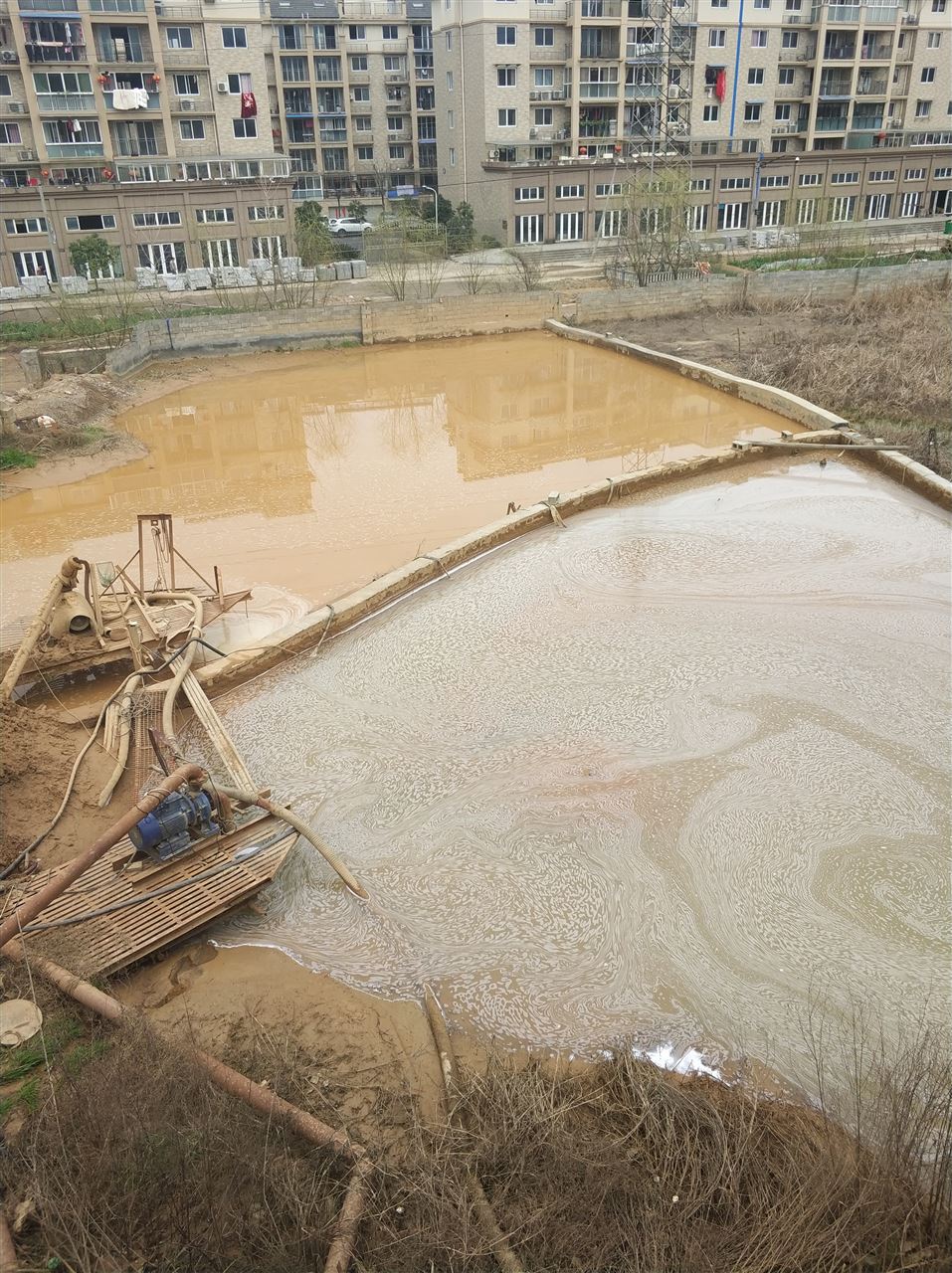 敦化沉淀池淤泥清理-厂区废水池淤泥清淤